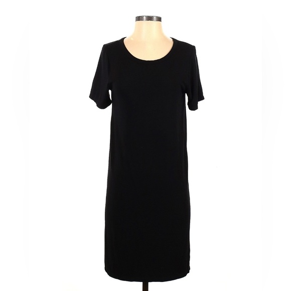 Layers by Hatch Black T Shirt Dress Modal Stretchy Maternity Small S - Picture 3 of 5